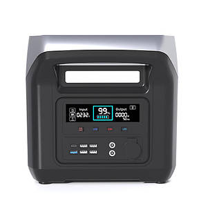 Портативна багатофункціональна зарядна станція GD Super 1500W / 1280Wh / 24V (2507), фото 3