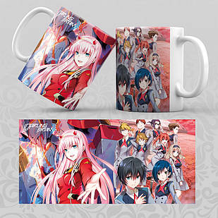 Чашка Аніме Darling in the FranXX / Милий у Франксі 003