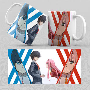 Чашка Аніме Darling in the FranXX / Милий у Франксі 006