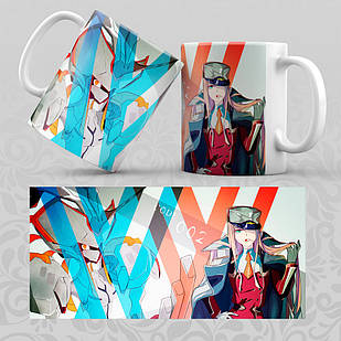 Чашка Аніме Darling in the FranXX / Милий у Франксі 010