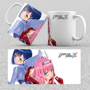 Чашка Аніме Darling in the FranXX / Милий у Франксі 012