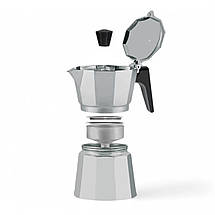 Гейзерна кавоварка Maestro MR 1666-9A 9cups Espresso алюмінієва 450 мл, фото 6