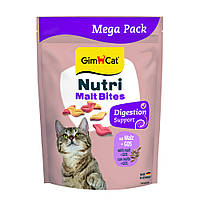 GimCat Nutri Malt Bites вітаміни для виведення грудок шерсті з мальтом у котів 425г