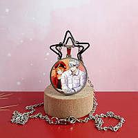 Кулон круглий Еритроцит та Лейкоцит 1 по аніме Робота клітин Нержавіюча сталь, 2,5 см