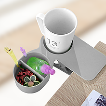 Підсклянник на прищіпці Clip On Table Cup Holder, Сірий (509)