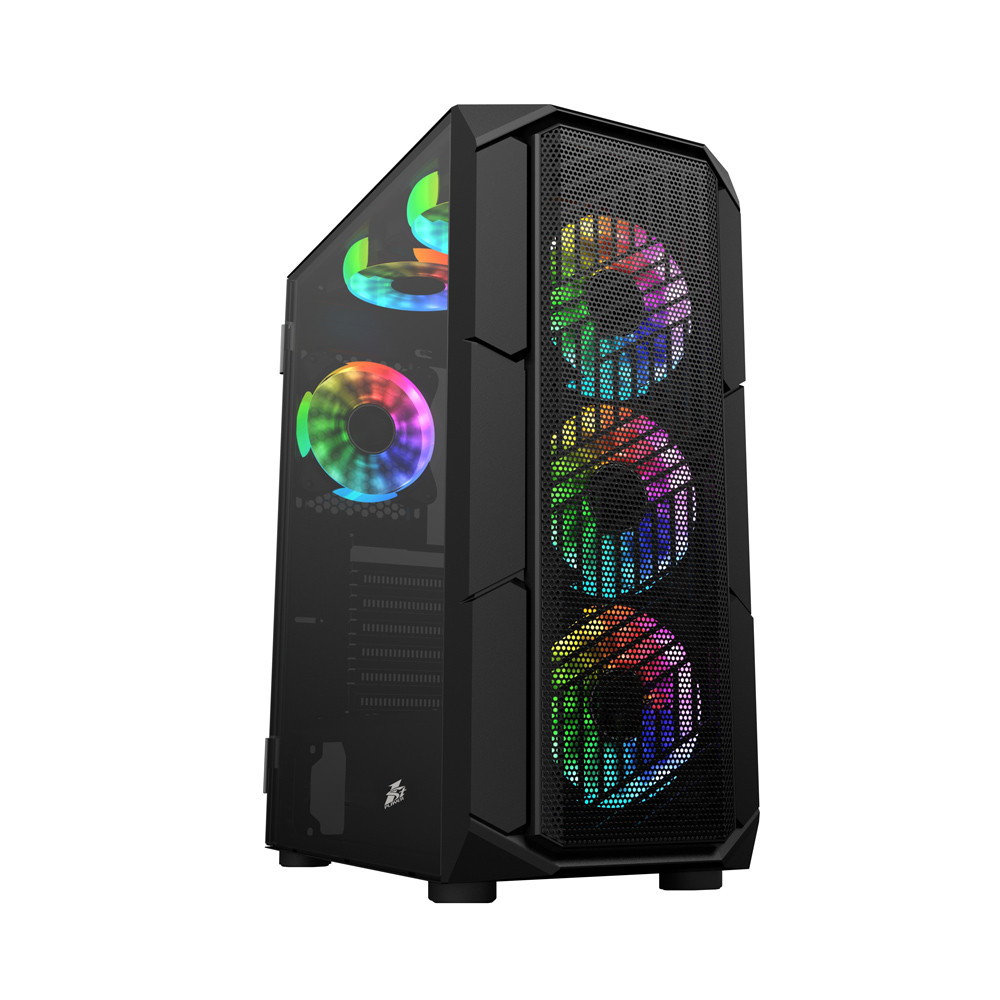 Корпус 1stPlayer XF-BK-4F7 Black без БЖ ( Black ) DS