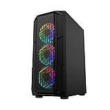 Корпус 1stPlayer XF-BK-4F7 Black без БЖ ( Black ) DS, фото 3