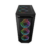 Корпус 1stPlayer XF-BK-4F7 Black без БЖ ( Black ) DS, фото 4