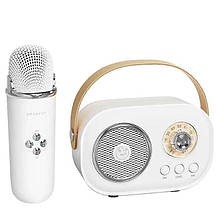 Портативна міні Bluetooth караоке колонка з мікрофоном FM радіо, фото 4