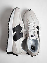 Кросівки New Balance 327 MS327CWB White Black білі з чорним Оригінал, фото 5