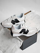Кросівки New Balance 327 MS327CWB White Black білі з чорним Оригінал, фото 3