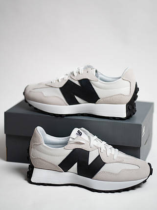 Кросівки New Balance 327 MS327CWB White Black білі з чорним Оригінал, фото 1