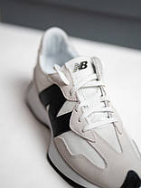 Кросівки New Balance 327 MS327CWB White Black білі з чорним Оригінал, фото 6