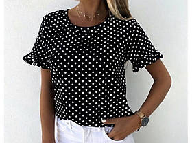 Жіноча блузка софт 42-44,46-48 чорний