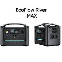 Портативне джерело живлення EcoFlow River MAX Портативна електростанція 600 Вт Зарядні пристрої