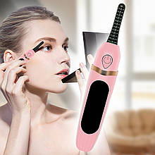 Щипці для завивки вій EYELASH CURLER XL-271 з підігрівом, Рожевий (205)