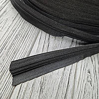 Блискавка рулонна №7 Чорна (183 м)