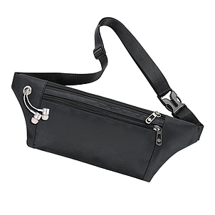 Сумка Sport bag для бігу та занять спортом з виходом для навушників, Чорний (205), фото 3