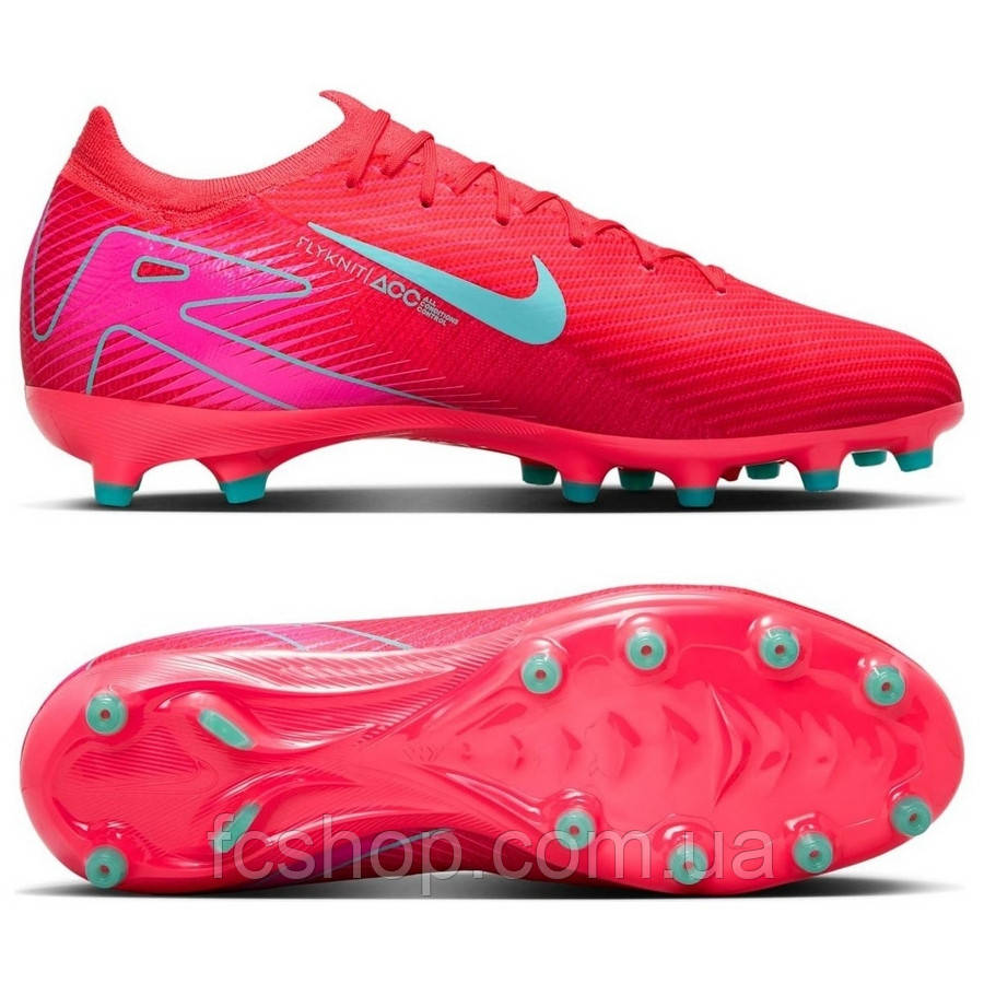 Футбольні бутси Nike Zoom Mercurial Vapor 16 Pro AG-Pro FQ8684-800, Червоний, Розмір (EU) — 41