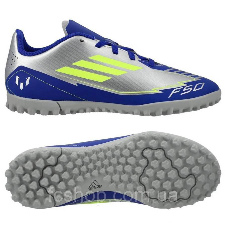 Дитячі сороконіжки Adidas F50 Club Messi Jr TF IH0923, Синій, Розмір (EU) — 33