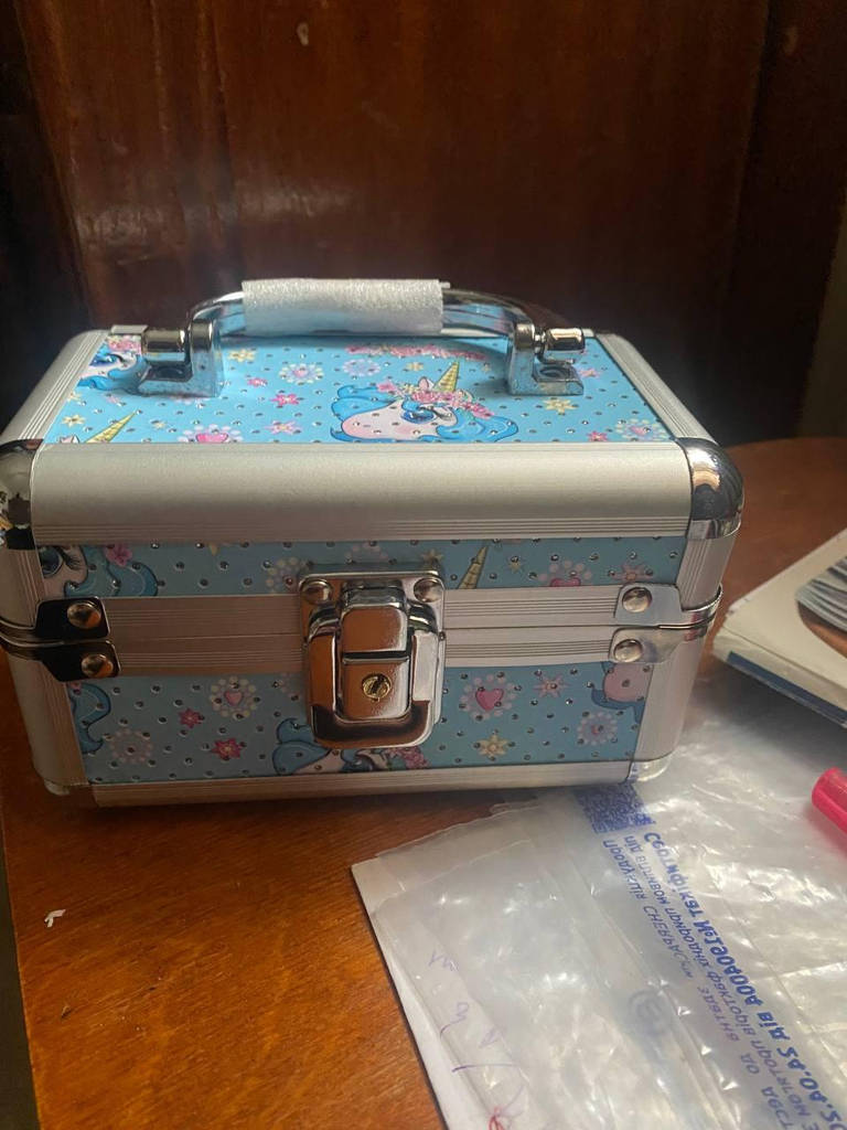 Дитяча металева скринька,скринька для прикрас Єдиноріг - фото покупців 1