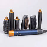 Стайлер для волосся Airwrap Complete Long з 6 насадками, синій, фото 2