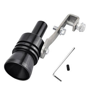 Автомобільний свисток Turbo Sound for car EL-1290 (XL 2.4L) на глушник, Чорний (237), фото 3