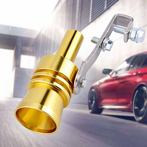 Автомобільний свисток Turbo Sound for car EL-1290 (L 2.02.4) на глушник, Золотий (237), фото 1