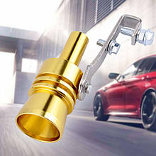 Автомобільний свисток Turbo Sound for car EL-1290 (L 2.0­2.4) на глушник, Золотий (237)