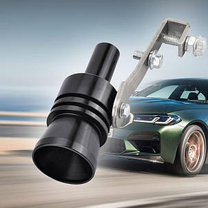 Автомобільний свисток Turbo Sound for car EL-1290 (XL 2.4L) на глушник, Чорний (237), фото 1