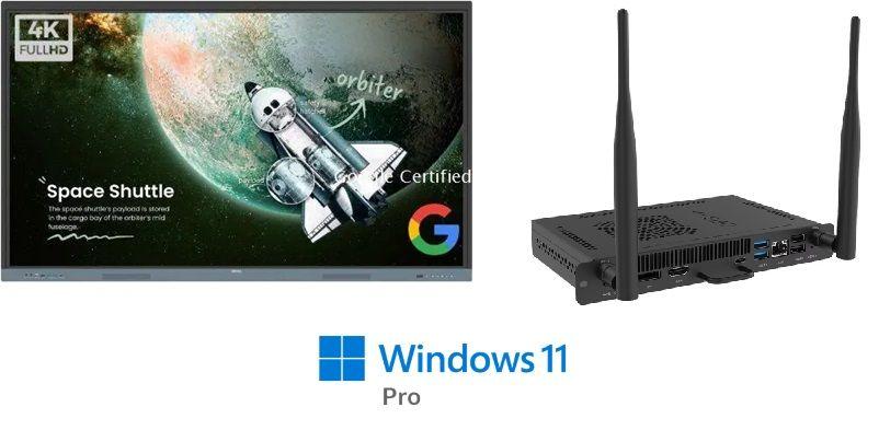 Інтерактивна панель з Windows комп'ютером Benq RE6504 65 дюймів, фото 1