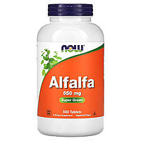 Люцерна Now Foods (Alfalfa) 650 мг 500 таблеток
