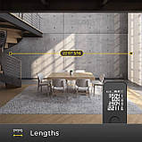 Далекомір — лазерна рулетка HOTO Smart Laser Measure Pro H-D50 HTE0025GL, фото 7