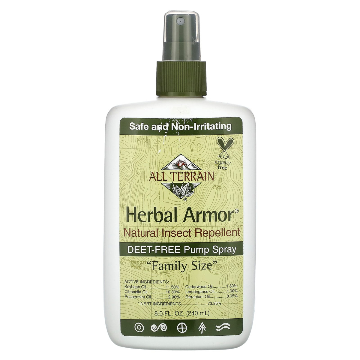 Натуральний засіб від комах спрей All Terrain (Natural Insect Repellent) 240 мл