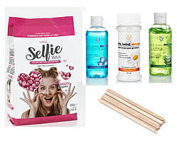 Набір для депіляції обличчя ItalWax Selfie 5 продуктів