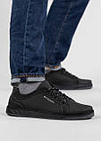 Кросівки чоловічі чорні демісезонні (АС 167), фото 3