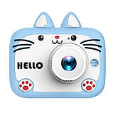Дитячий цифровий фотоапарат ZD-220 X900 Cat, фото 4
