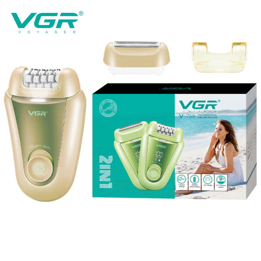 Епілятор VGR 2 до 1 V-758. VD-927 Колір: золотий