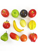 Набор искусственных фруктов для декорирования 12 шт. 8 х 8 см. Добавка к букету. Украшение интерьера.