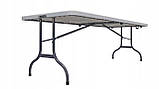 Садовий стіл трансформер розкладний 180x74x74 см для відпочинку на природі Похідний переносний стіл, фото 3