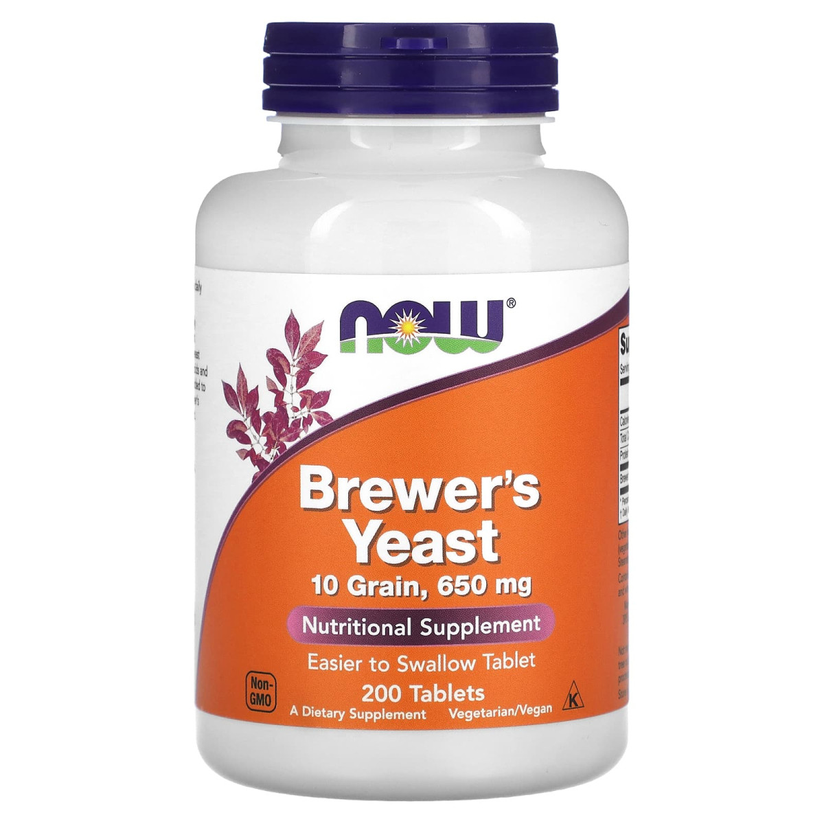 Пивні дріжджі Now Foods (Brewer's Yeast) 200 таблеток