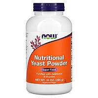 Дріжджі харчові в порошку Now Foods (Nutritional Yeast Powder) 284 г