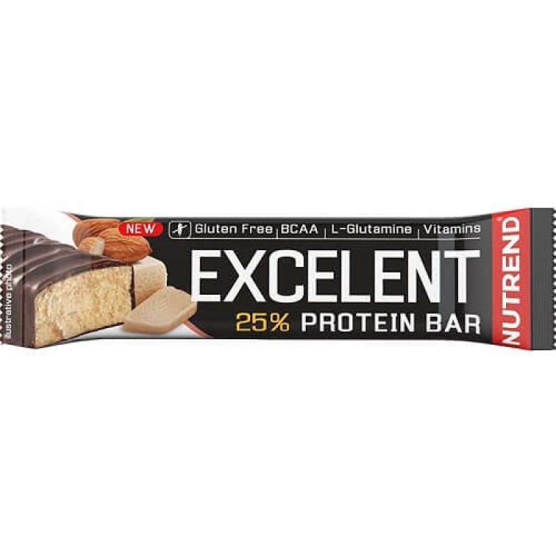 Протеїновий батончик без глютену марципан з мигдалем Nutrend (Excelent Protein Bar) 85 г