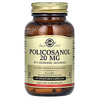 Полікосанол Solgar (Policosanol) 20 мг 100 вегетаріанських капсул