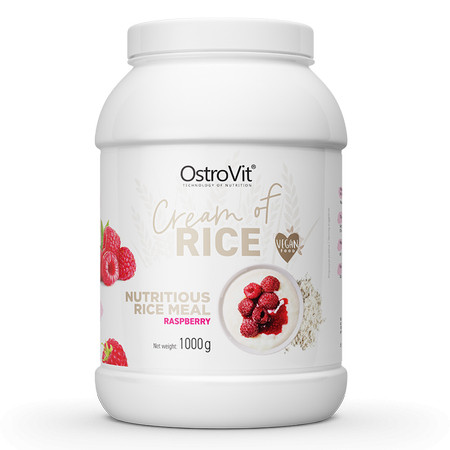 Рисова каша зі смаком малини OstroVit (Cream of Rice) 1 кг