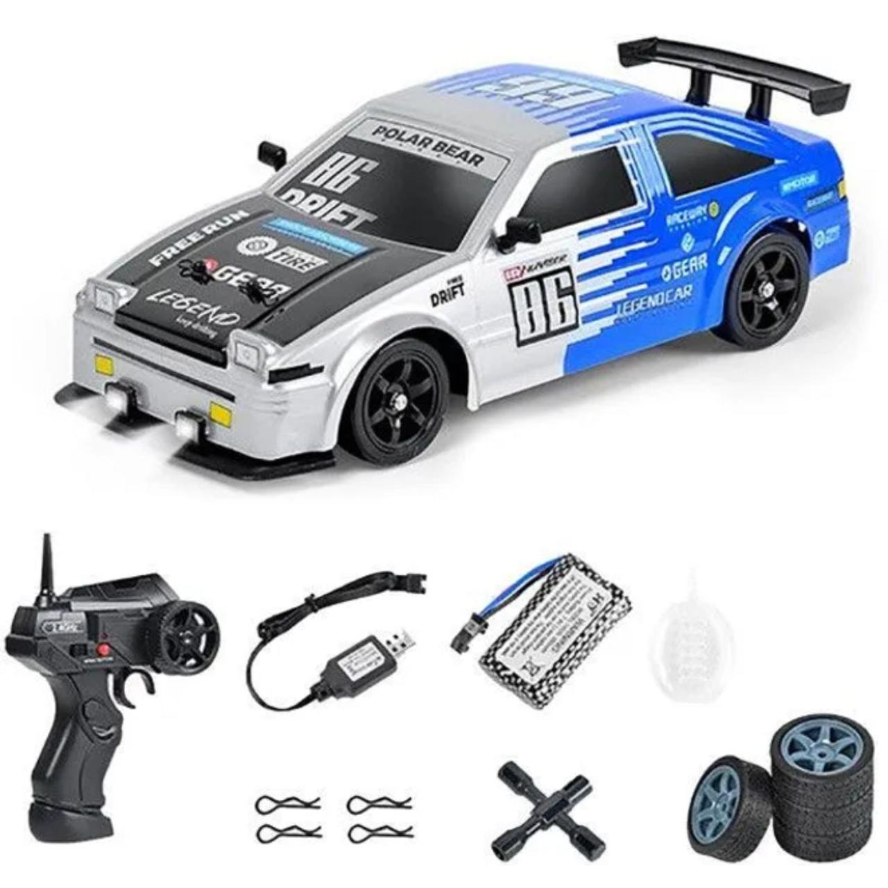 Машинка на радіоуправлінні для дрифту Toyota Sprinter 4WD, 1:16, фото 1
