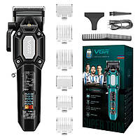 Беспроводной профессиональный триммер для мужской стрижки VGR, Машинка для стрижки волос домашняя IB-21