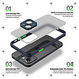 Чохол-накладка Armorstandart Frosted Matte для Samsung Galaxy A24 4G SM-A245 Navy Blue (ARM68565), фото 3