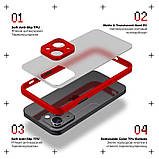 Чохол-накладка Armorstandart Frosted Matte для Samsung Galaxy M34 5G SM-M346 Red (ARM69713), фото 3