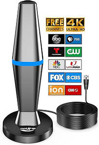 DGUPSP - Цифрова телевізійна антена HDTV для Smart TV. Внутрішня, з магнітною основою.